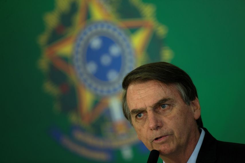 El presidente de Brasil, Jair Bolsonaro. 