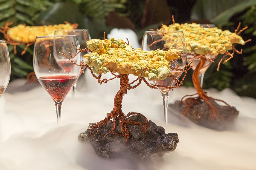 El delicioso árbol de pandeyuca impresiona por su aspecto innovador y presentación. (CORTESÍA)