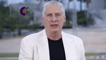 El dictador de Cuba, Miguel Díaz Canel.