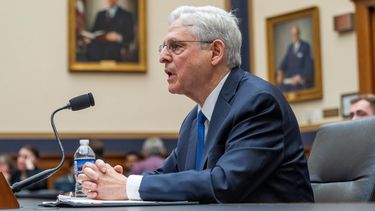 El secretario del Departamento de Justicia, Merrick Garland.