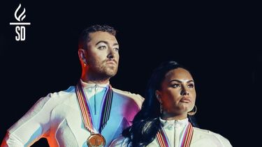 Sam Smith y Demi Lovato en la portada del nuevo single Im Ready.&nbsp;