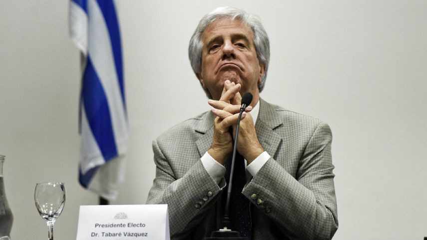 El presidente de Uruguay, Tabaré Vázquez.