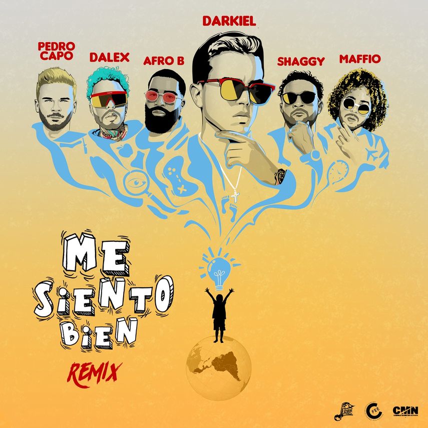 Afiche de Pedro Cap&oacute;, Afro B, Dalex, Shaggy, Maffio y Darkiel&nbsp;