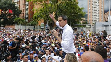 El presidene encargado de Venezuela, Juan Guaidó.
