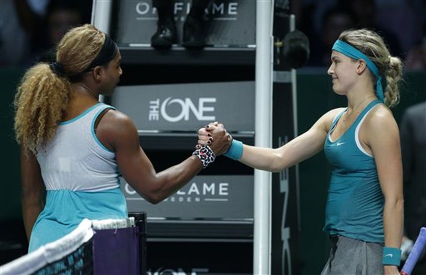 Serena derrota a Eugene Bouchard y clasifica a Simona Halep