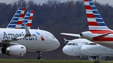Aviones de la compa&ntilde;&iacute;a estadounidense Amercian Airlines.