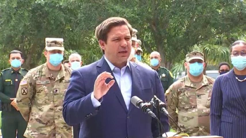 RonDeSantis, gobernador de Florida.&nbsp;