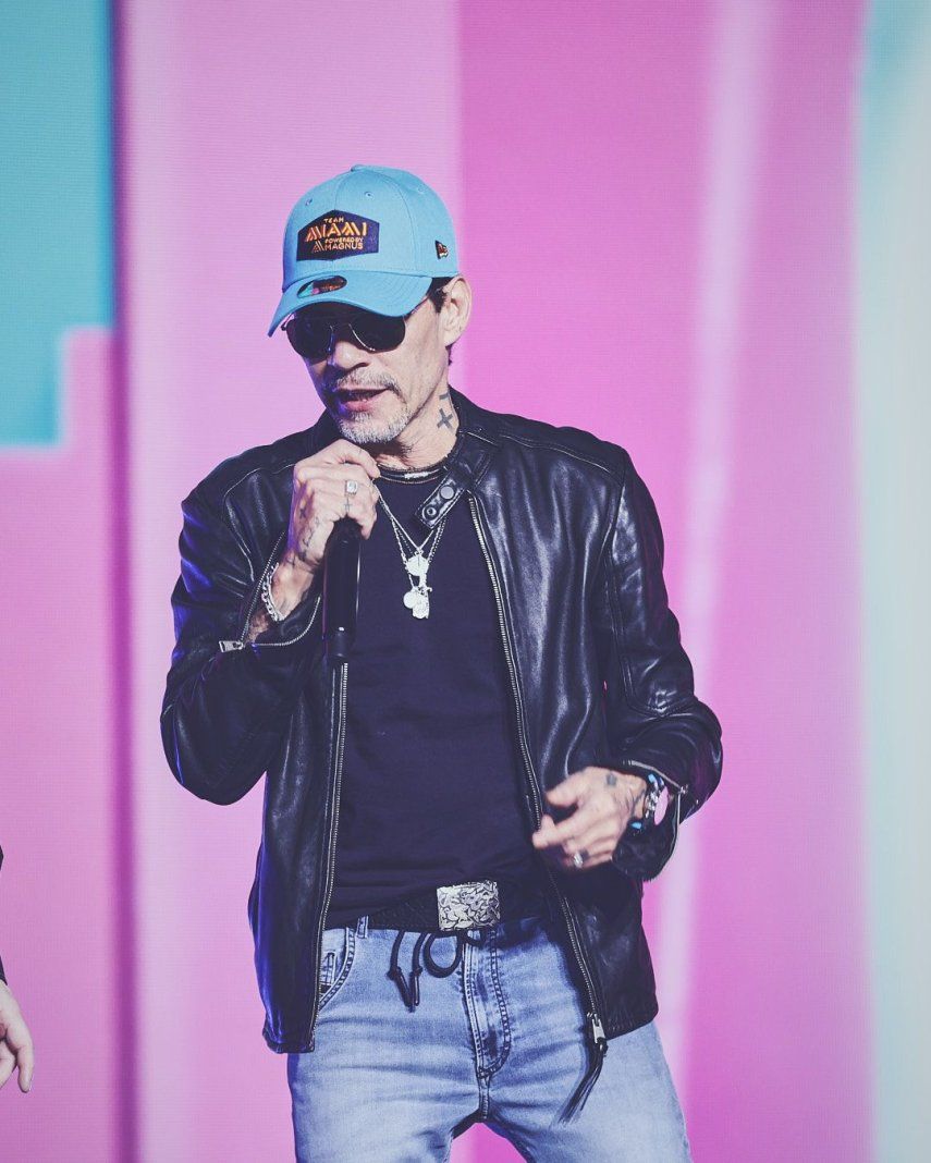 Marc Anthony&nbsp;ensaya el lunes 19 de febrero de 2025 en el Kaseya Center de Miami para su presentación en Premio Lo Nuestro.