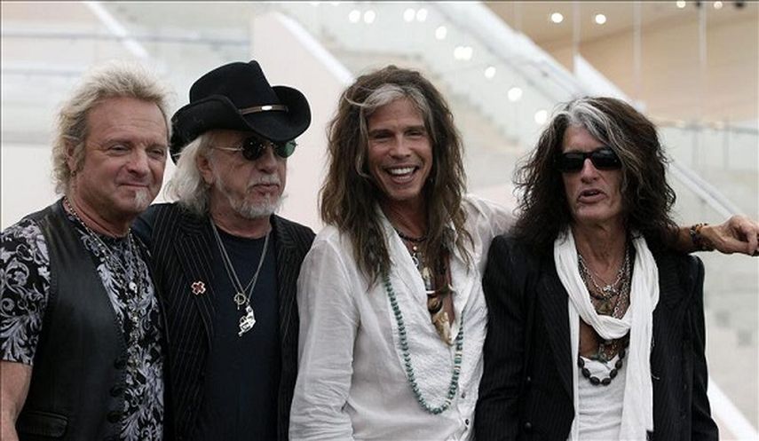 Los integrantes del grupo Aerosmith. (EFE)
