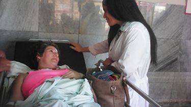 Lesionada en el accidente de transito ocurrido en Ciego de Ávila.&nbsp;