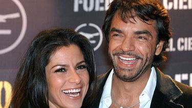 Alessandra Rosaldo y su esposo, el comediante Eugenio Derbez. EFE/Mario Guzmán