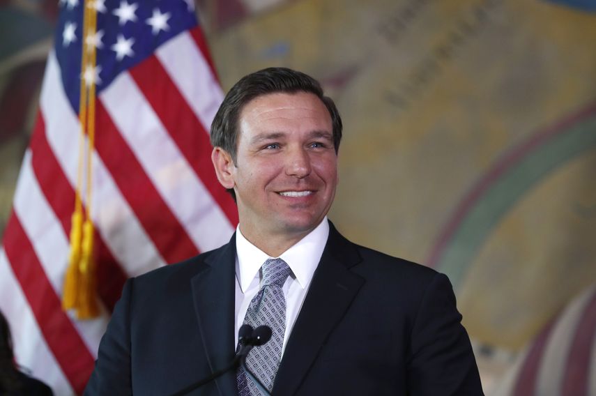 Gobernador de Florida, Ron DeSantis.