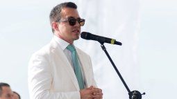 El presidente de Ecuador, Daniel Noboa, participa en la inauguración de las obras del muelle en Puerto Bolívar. El presidente de Ecuador, Daniel Noboa, participa en la inauguración de las obras del muelle en Puerto Bolívar.