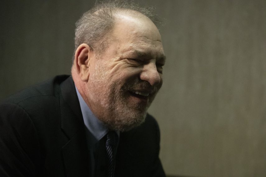 Harvey Weinstein llega para su juicio por violaci&oacute;n el 11 de febrero de 2020 en Nueva York.&nbsp;