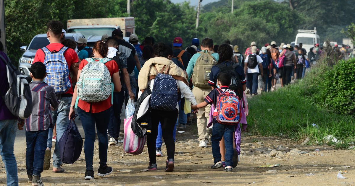 Caravana de hondure os parte hacia EEUU