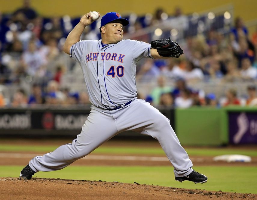 Colón consiguió la primera blanqueada para un lanzador de los Mets en el año. (Reuters)