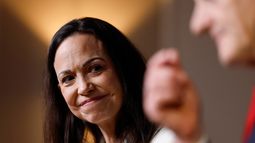 María Corina Machado, Nobel de la Paz, en su primera conferencia de prensa junto al el primer ministro de Noruega Jonas Gahr Støre, el jueves 11 de diciembre de 2025. María Corina Machado, Nobel de la Paz, en su primera conferencia de prensa junto al el primer ministro de Noruega Jonas Gahr Støre, el jueves 11 de diciembre de 2025.