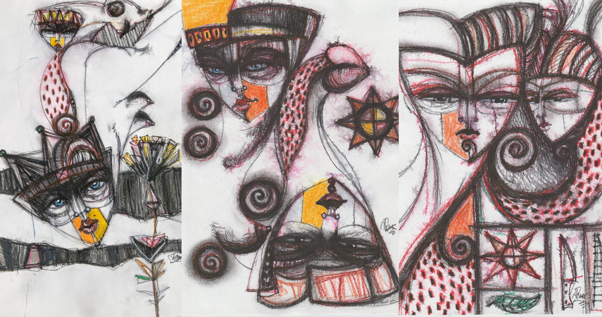 Obras de Jesús Rivera.&nbsp;