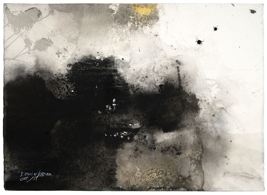 After fog, 2018, tinta sobre papel, de&nbsp;Vicente Dopico-Lerner.
