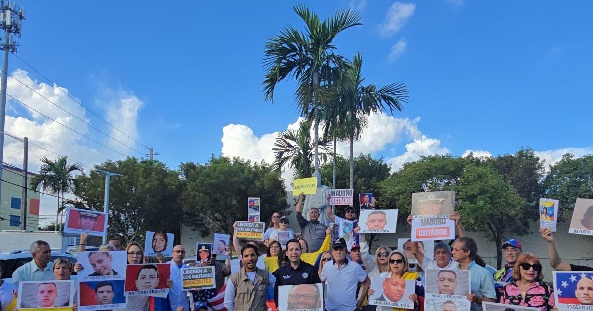La diáspora venezolana clama por la libertad de los presos políticos en Venezuela