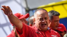 Diosdado Cabello, considerado como el número dos del chavismo, presidente de la Asamblea Nacional Constituyente.&nbsp;