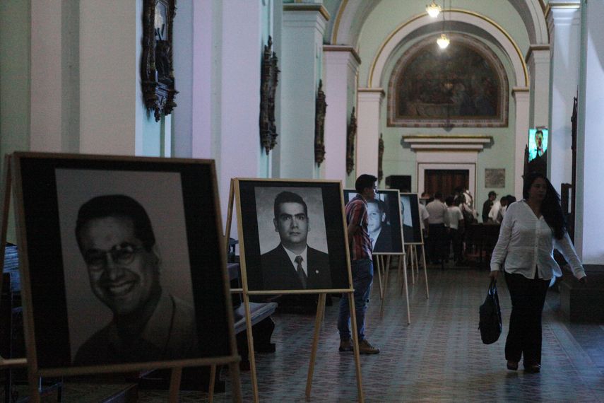 Familiares de los diputados del Valle asesinados por las FARC participan en una ceremonia de perdón con el grupo guerrillero.&nbsp;