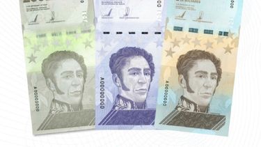Presentan nuevos billetes en Venezuela.&nbsp;