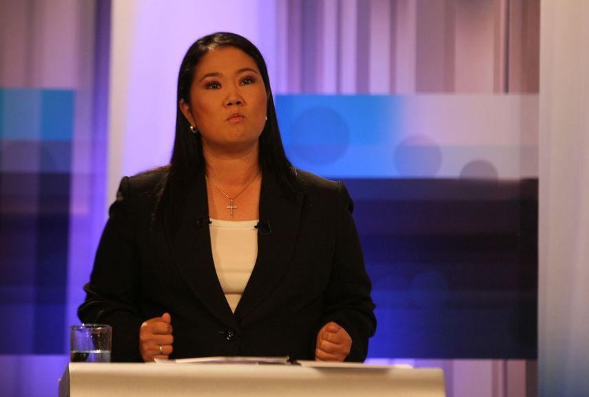 La excandidata presidencial Keiko Fujimori,