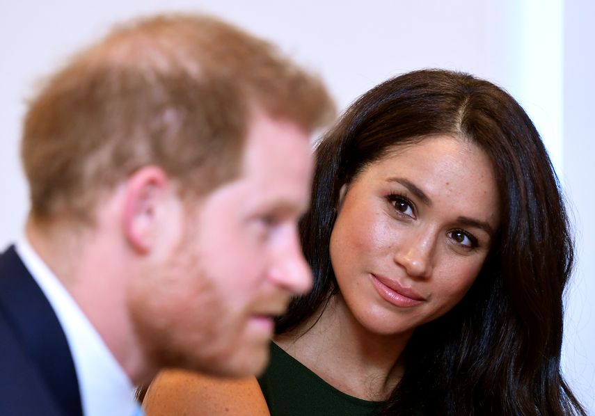 El príncipe Harry y su esposa, Meghan Markle.&nbsp;