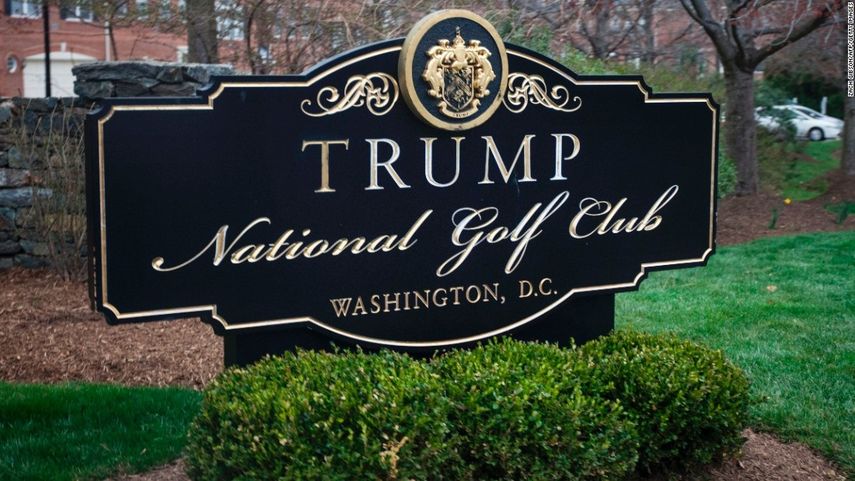 Es también su 50ª visita a un lugar de su propiedad en apenas 165 días de mandato, tras haber hecho de sus fines de semana en sus instalaciones hoteleras de Mar-a-Lago (Florida) y los clubes de golf de Virginia y Nueva Jersey, todo un clásico.