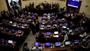 Vista general de una sesión del Senado de Colombia.&nbsp;