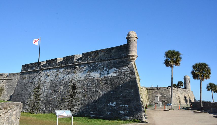 Fuerte militar Castillo de San Marco, 1672.