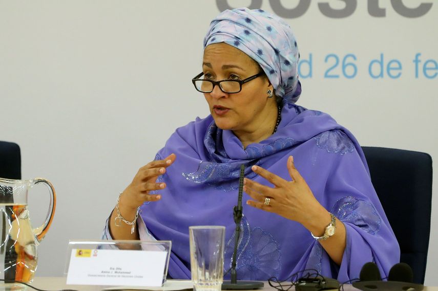 Amina Mohammed, vicesecretaria general de la ONU.