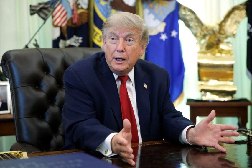 El presidente Donald Trump en la Oficina Oval en la Casa Blanca, en Washington D.C.