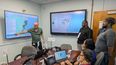 Lideres de escuelas públicas de Miami-Dade , administradores de&nbsp; planteles y el personal de emergencia lleva a cabo un simulacro de preparación para huracanes en todo el distrito.