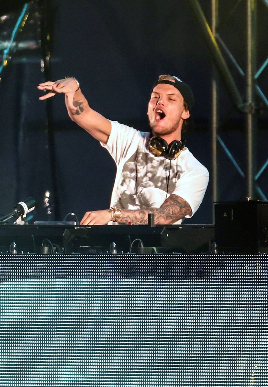 El DJ Avicii&nbsp;durante una actuación en el festival Summerburst, en el estadio Ullevi, en Gothenburg, Suecia.