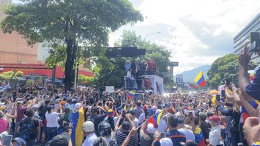 Con multitudinaria concentración caraqueños exigieron al régimen la verdad sobre el resultado de las elecciones del 28 de julio