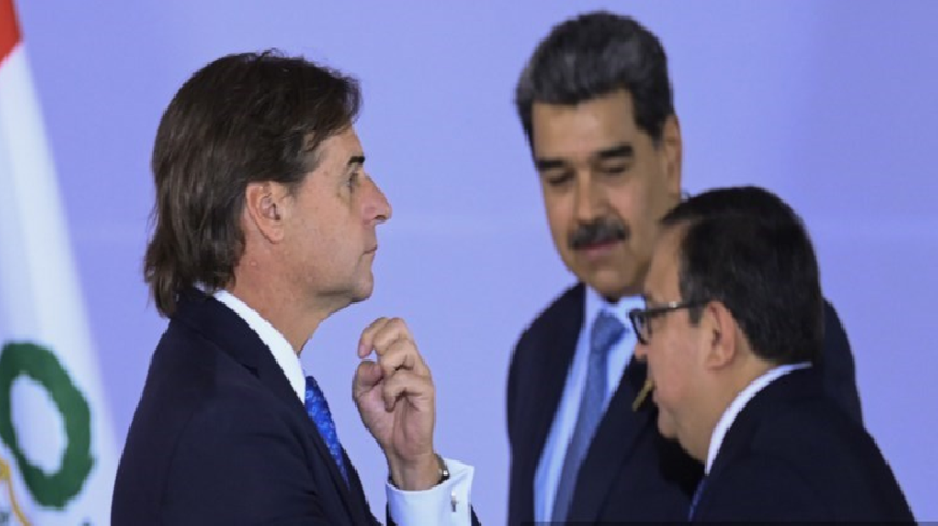 El presidente uruguayo, Luis Lacalle Pou, criticó el martes que su par brasileño, Luiz Inácio Lula da Silva, defienda al dictador Nicolás Maduro, 30 de Mayo 2023