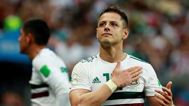 Chicharito Hernández abrió su cuenta goleadora en Rusia 2018.