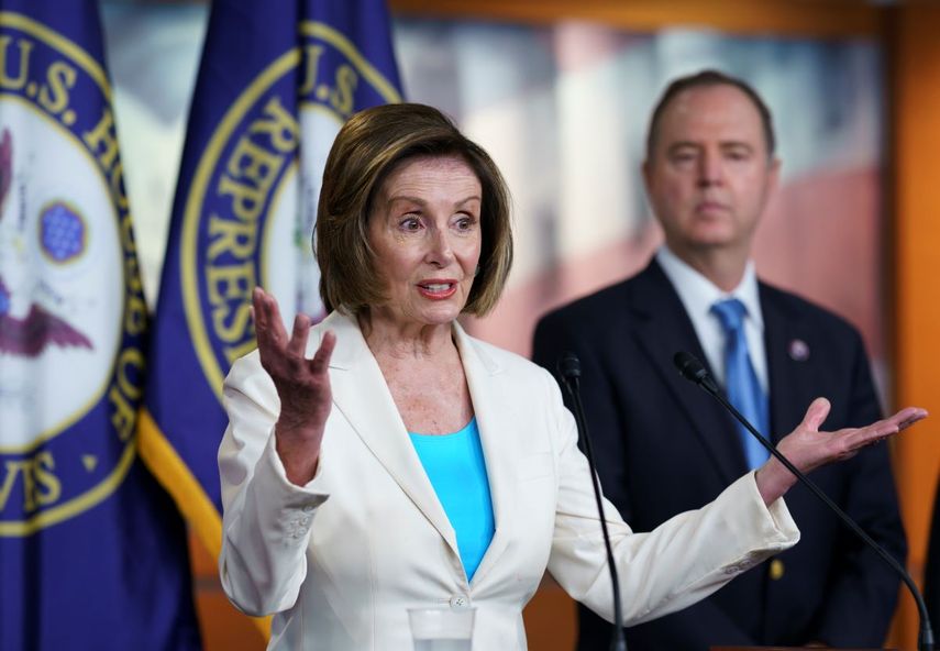 La presidenta de la Cámara de Representantes, Nancy Pelosi.