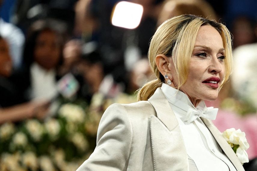 Madonna asiste a la Gala del Met 2025, que celebra Superfine: Tailoring Black Style, en el Museo Metropolitano de Arte el 5 de mayo de 2025 en la ciudad de Nueva York.&nbsp;