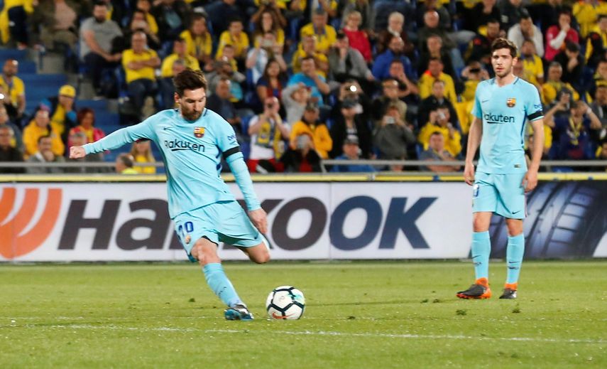 Lionel Messi marcó un golazo de tiro libre y es su cuarta anotación a balón parado de esta temporada.