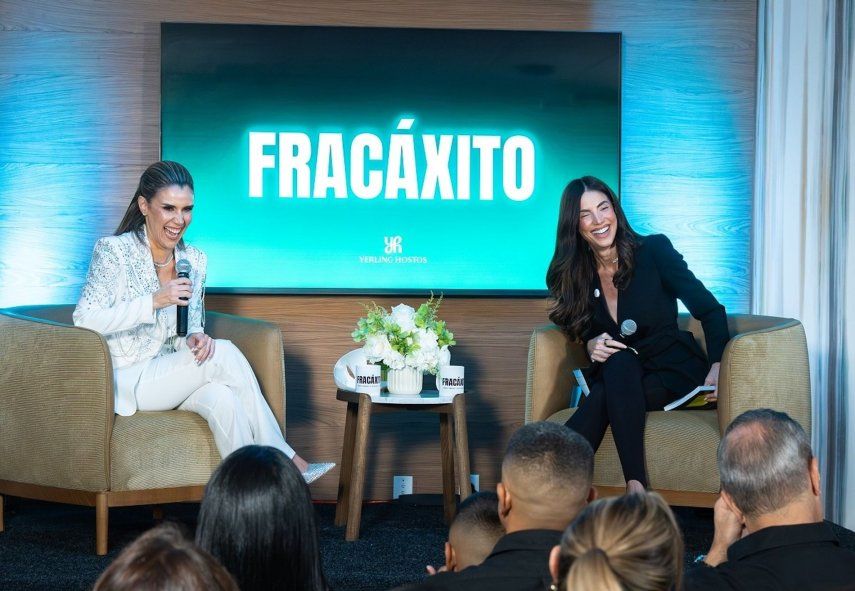 Yerling Hostos comparte un divertido momento con Gaby Espino.&nbsp;