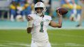 El quarterback novato Tua Tagovailoa, de los Dolphins de Miami. El quarterback novato Tua Tagovailoa, de los Dolphins de Miami.