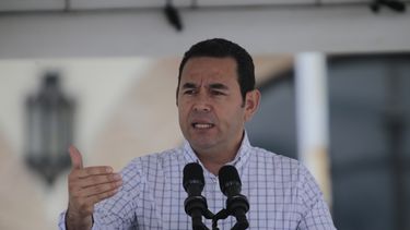 El presidente de Guatemala,&nbsp;Jimmy&nbsp;Morales.