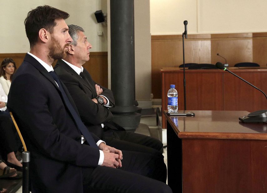 Messi fue declarado culpable a pesar de que aseguró desconocer el fraude cometido. (EFE)
