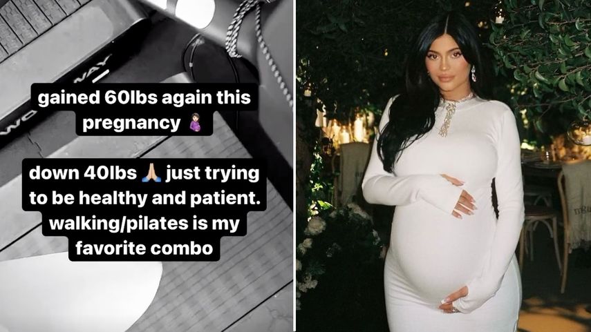 Collage captura de pantalla Instagram de Kylie Jenner&nbsp;