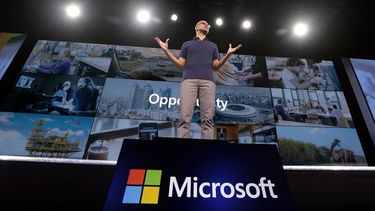 Fotograf&iacute;a del 6 de mayo de 2019 del director general de Microsoft, Satya Nadella, en la conferencia anual de la compa&ntilde;&iacute;a en Seattle.