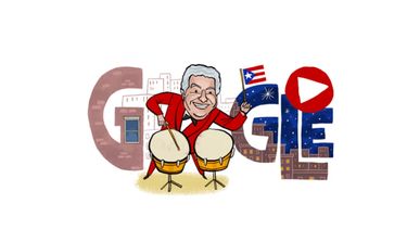 Google dedica doodle al percusionista Tito Puente.