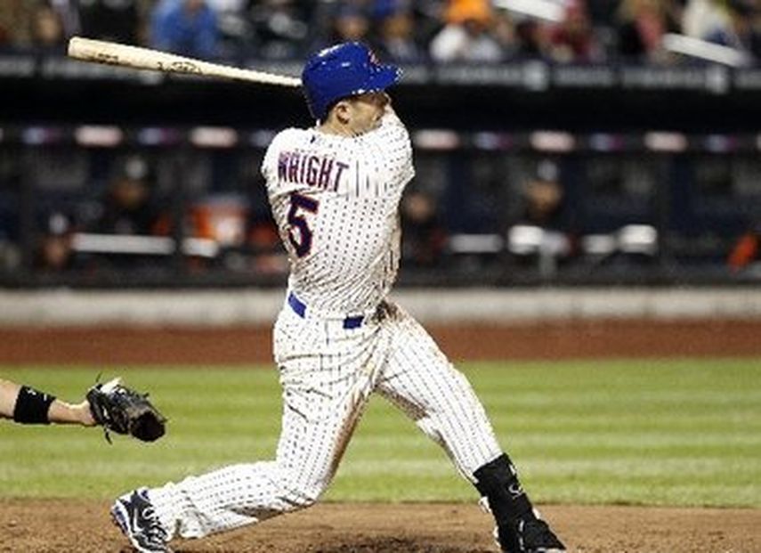 David Wright remolcó cuatro carreras para convertirse en el héroe. (ARCHIVO)
